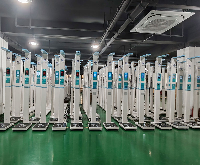 電子身高體重秤，上禾工廠實(shí)拍